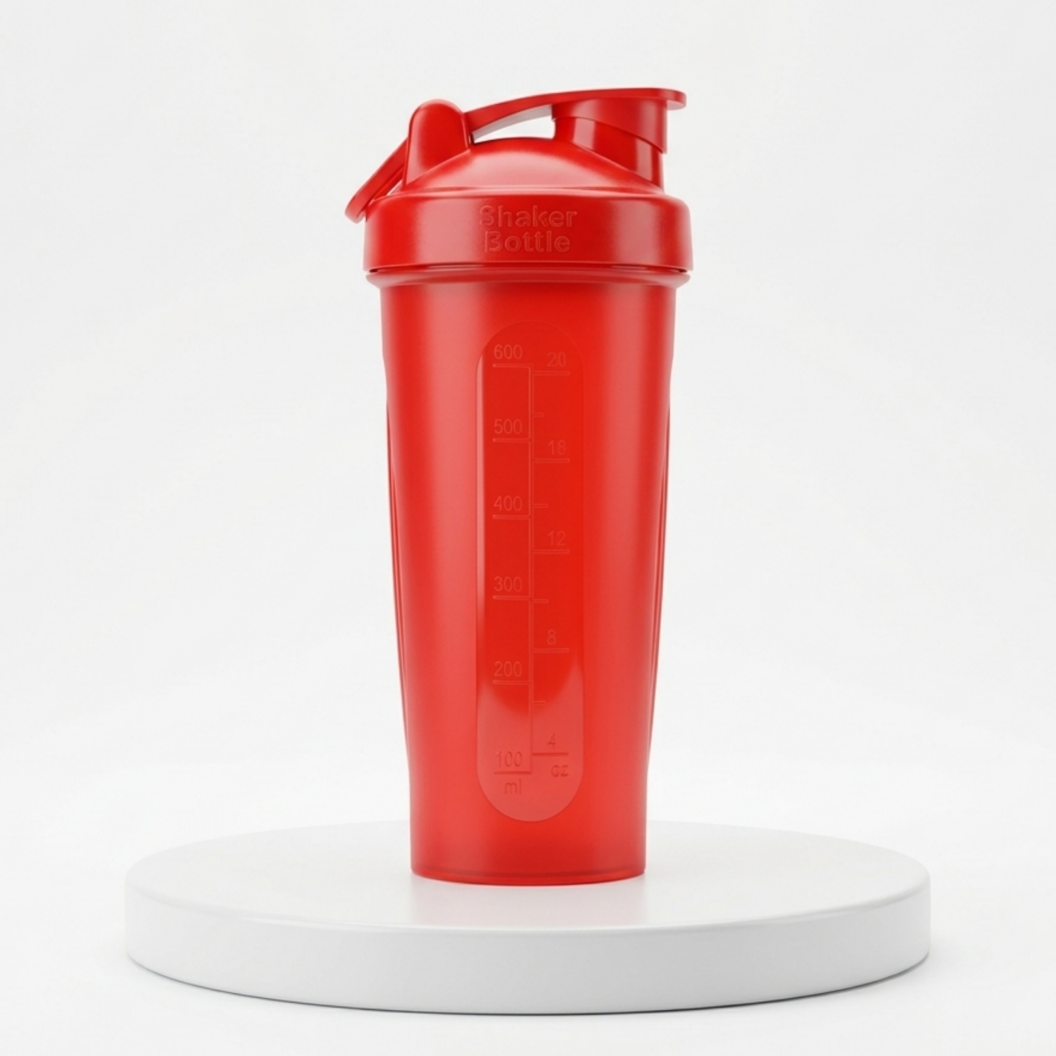Шейкер спортивный Shaker Bottle (Красный), 600 мл