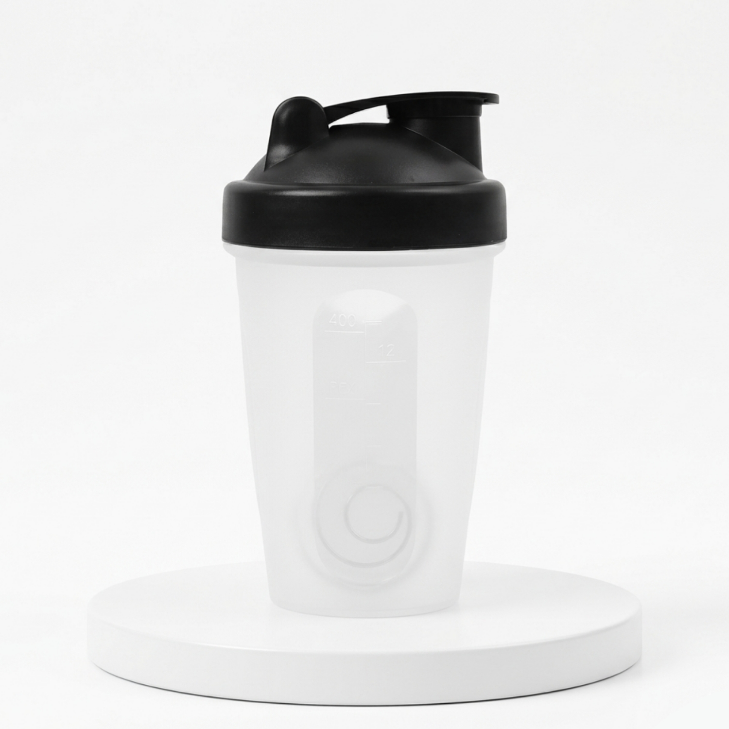 Шейкер спортивный Shaker Bottle (Прозрачный), 400 мл