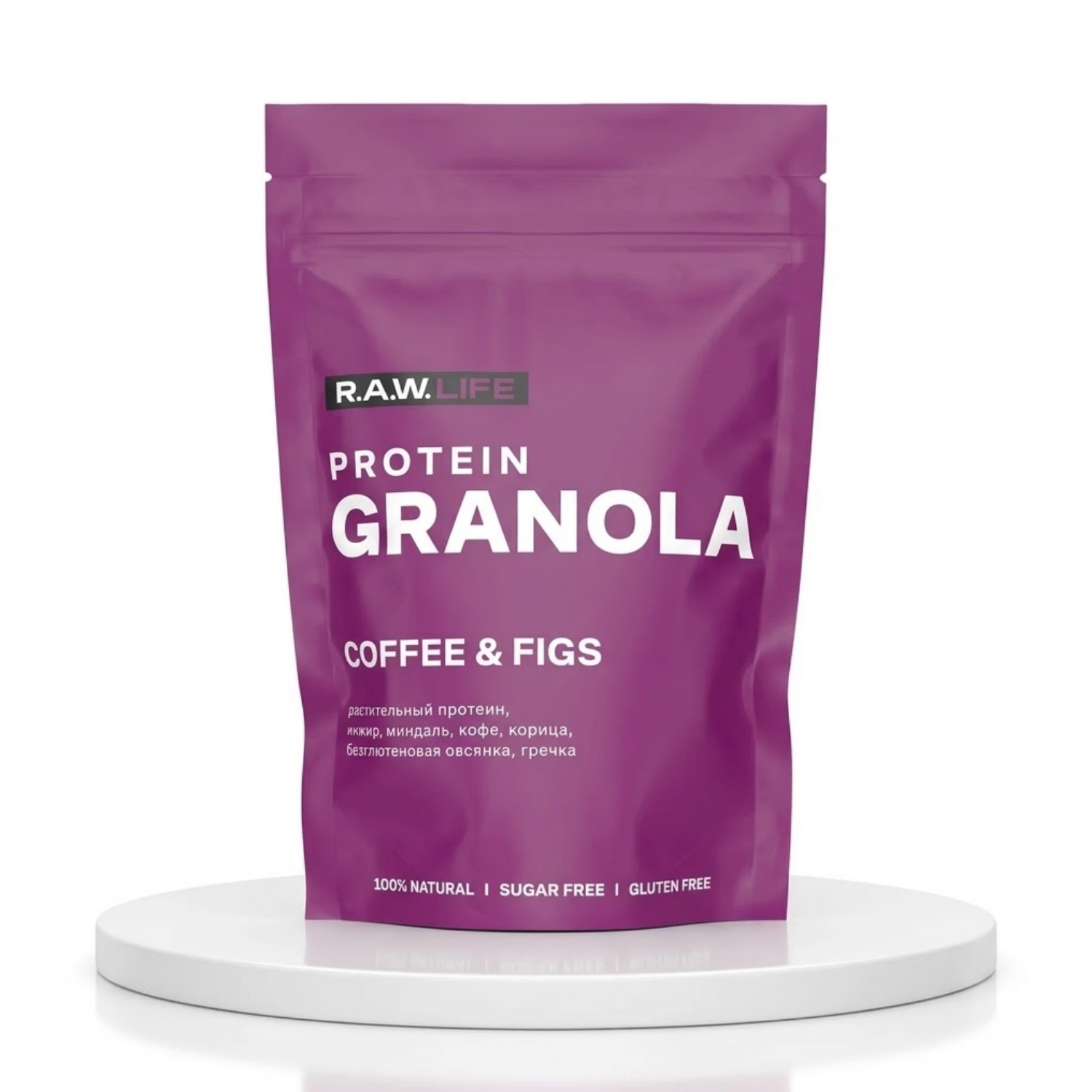 Гранола R.A.W.LIFE Crunch Granola (Кофе и инжир), 220 г