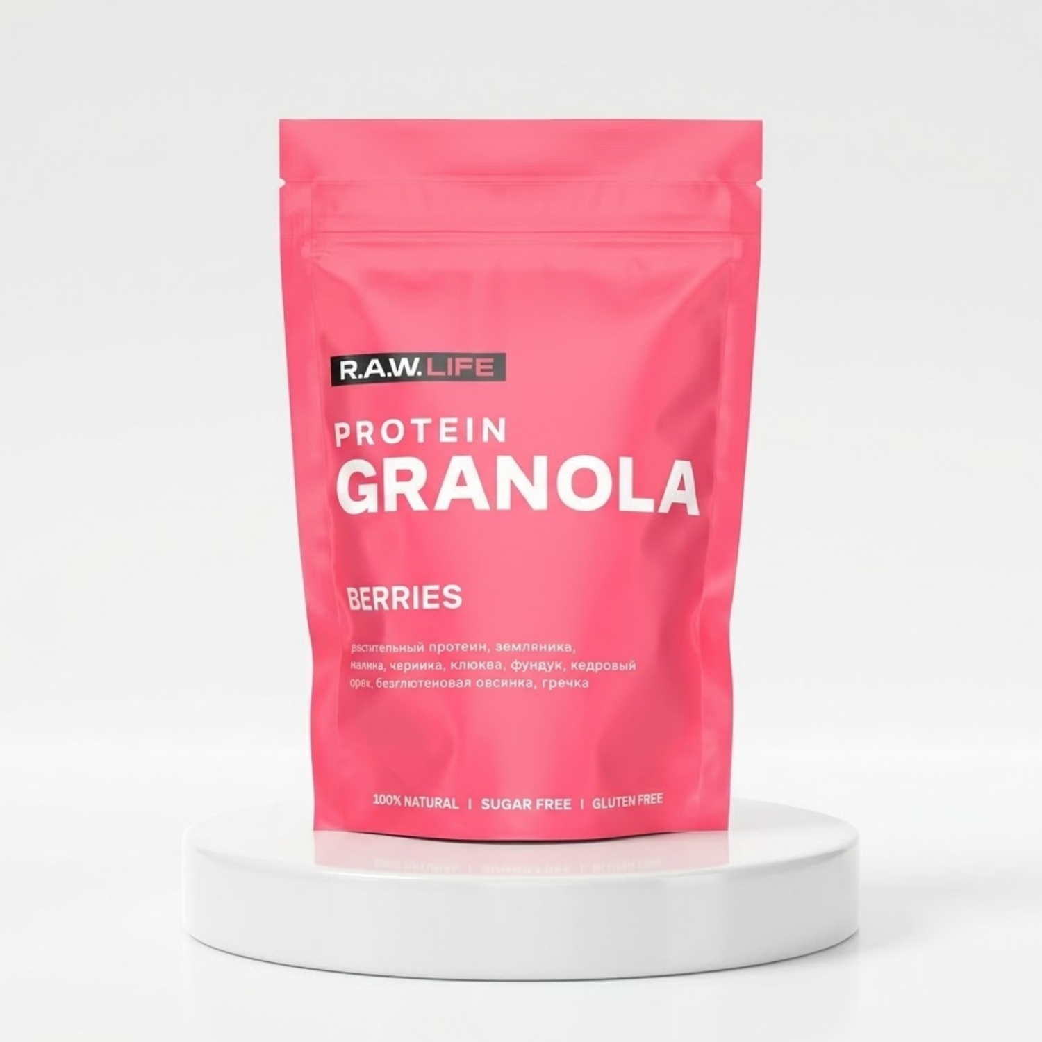 Гранола R.A.W.LIFE Crunch Granola (Ягоды), 220 г