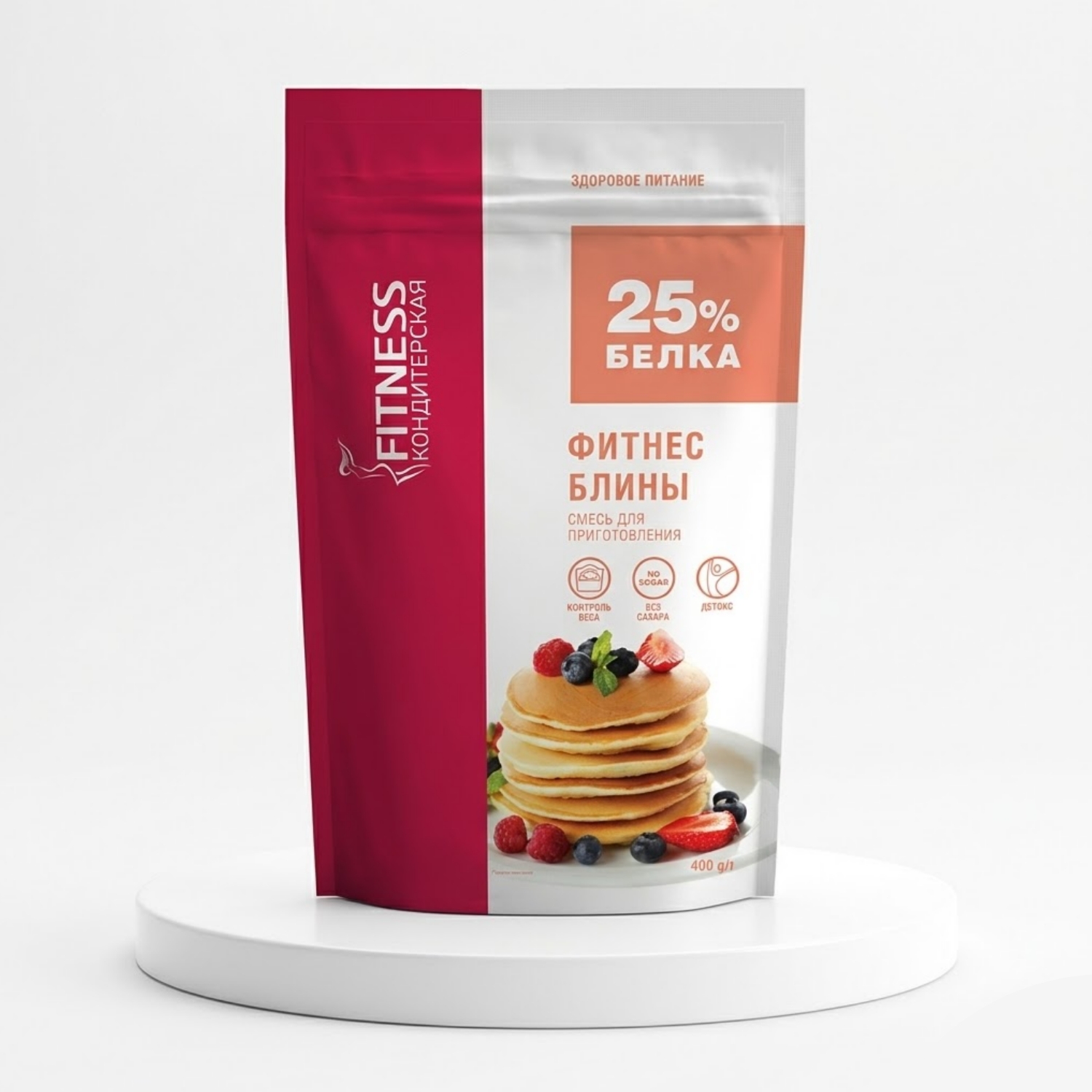 Смесь для фитнес-блинов FITNEKO (Без сахара), 400 г