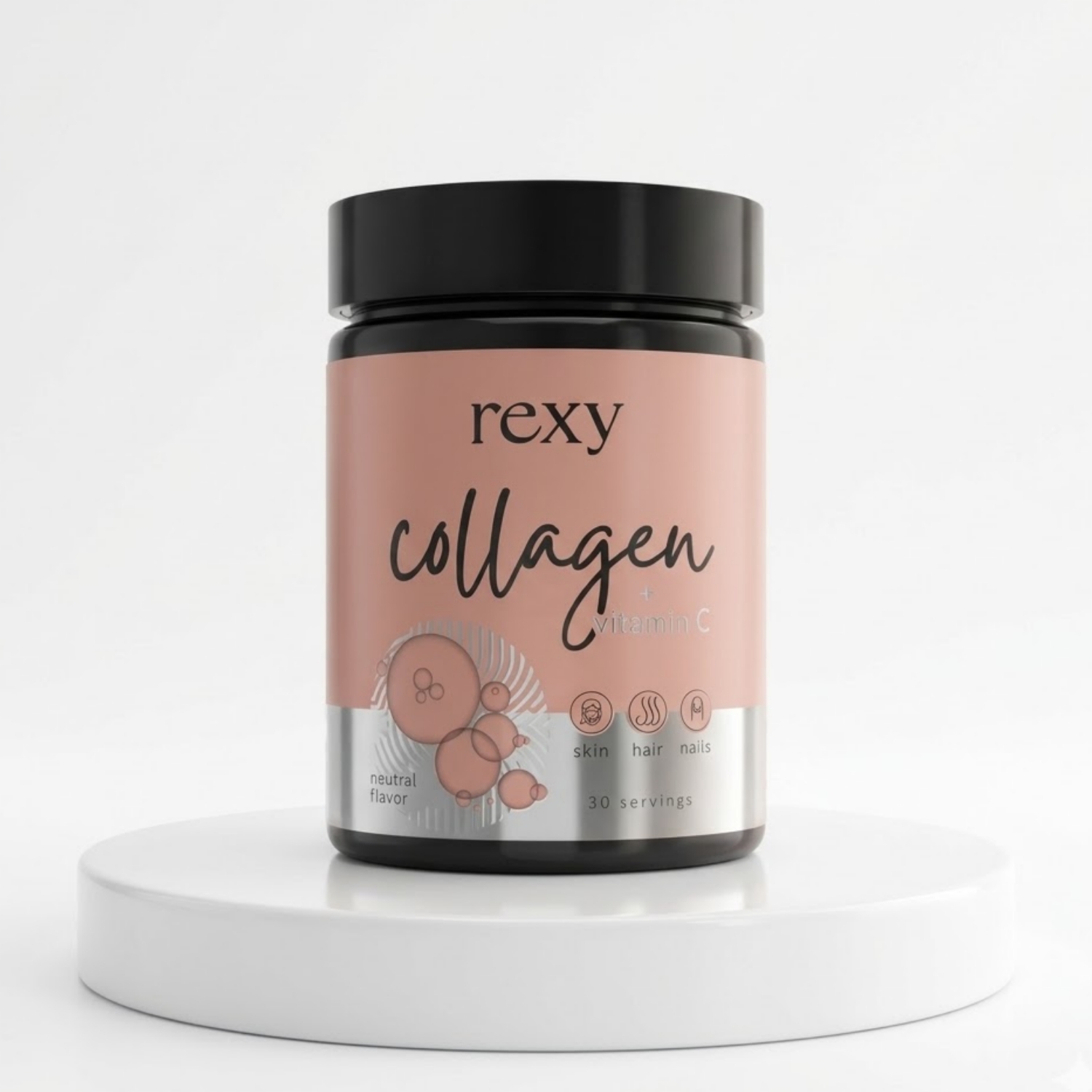 Коллаген с витамином С Rexy (Нейтральный), 180 г
