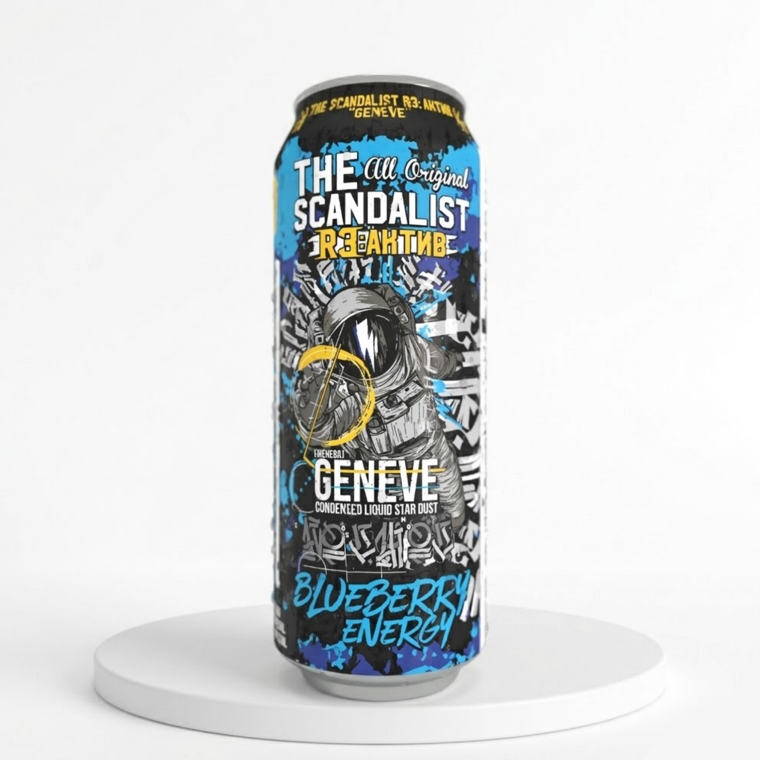 Энергетический напиток The Scandalist R3:актив Geneve (Черника), 450 мл