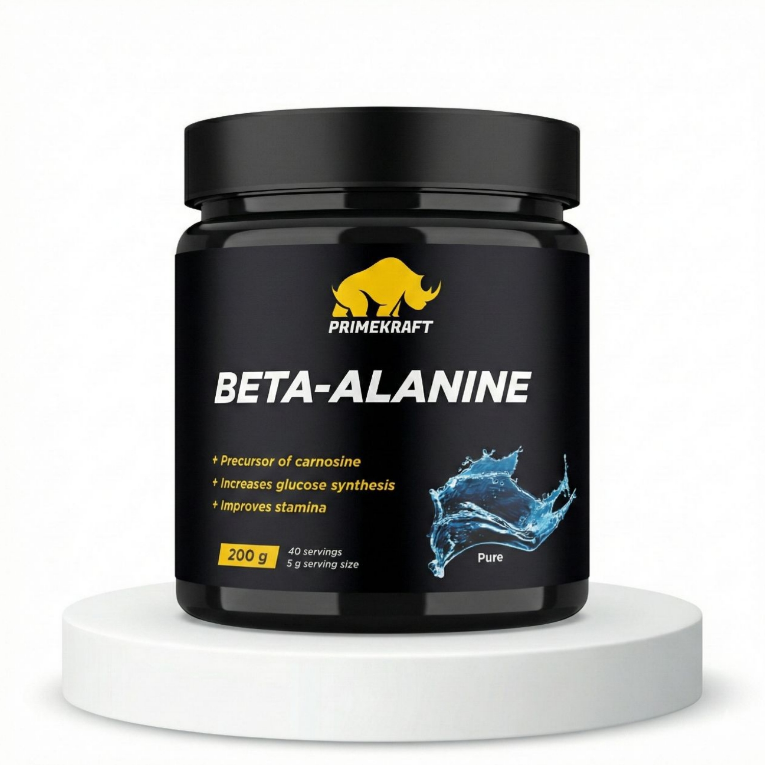 Аминокислоты PrimeKraft Beta-alanine (Без вкуса), 200 г