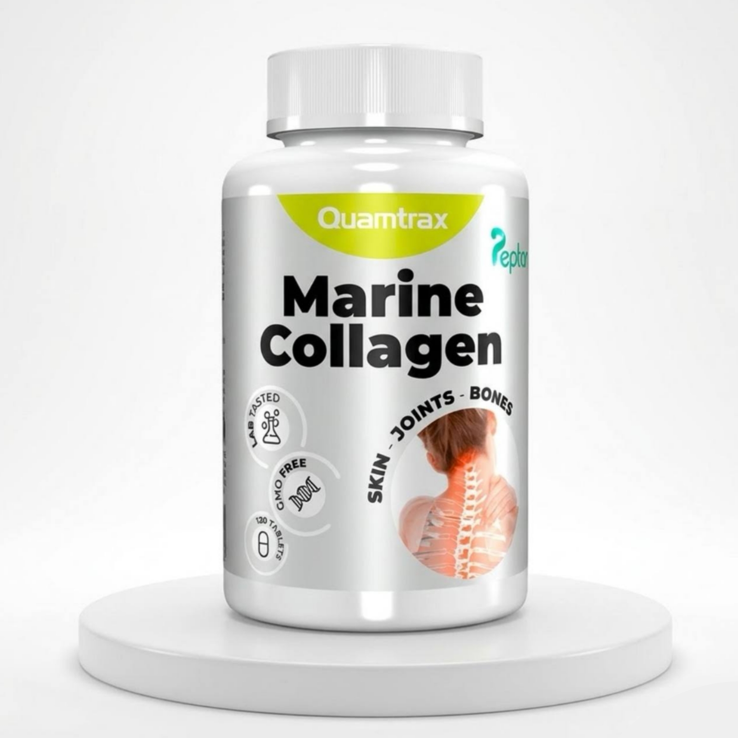 Коллаген морской Quamtrax Marine Collagen Peptan, 120 табл