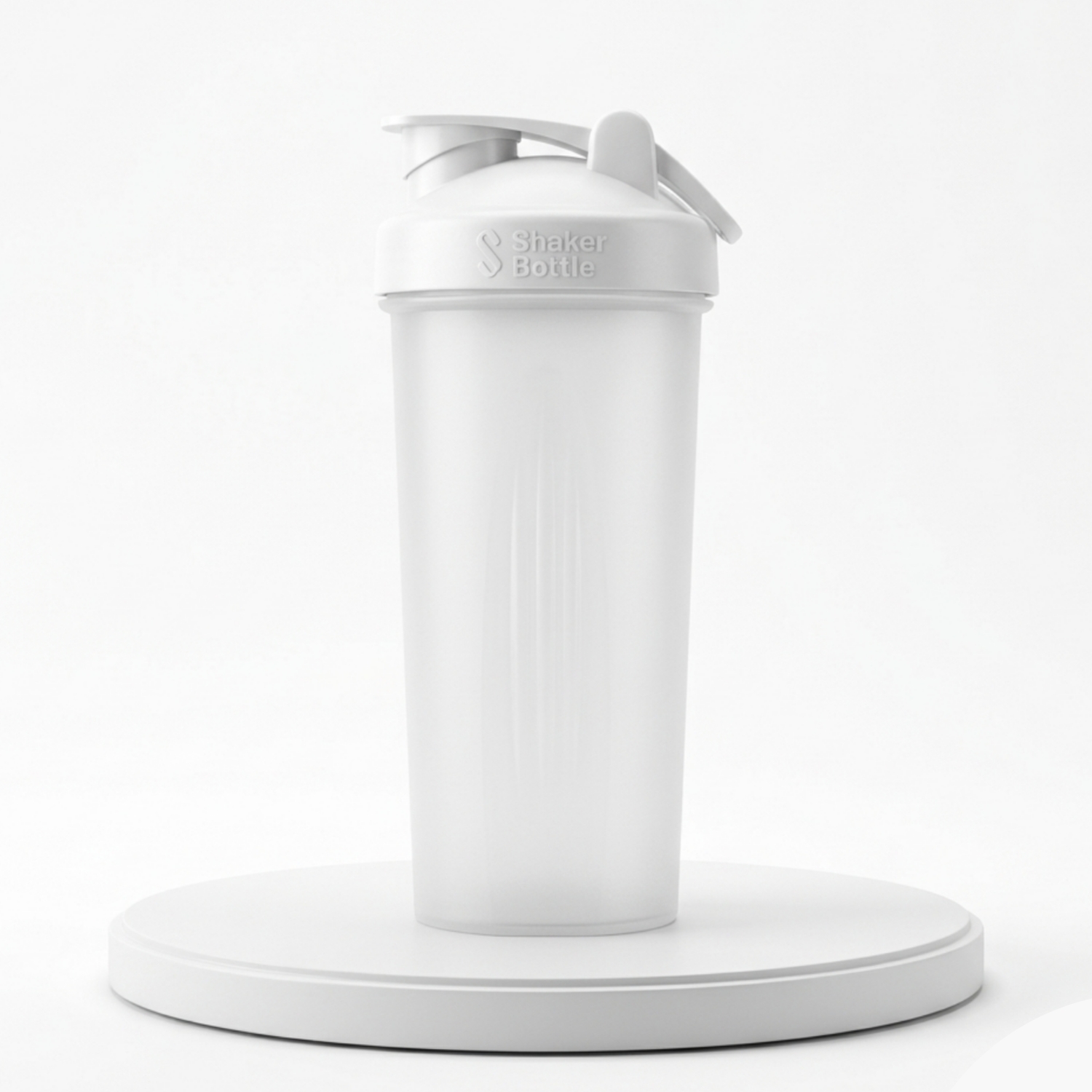 Шейкер спортивный Shaker Bottle (Белый), 600 мл