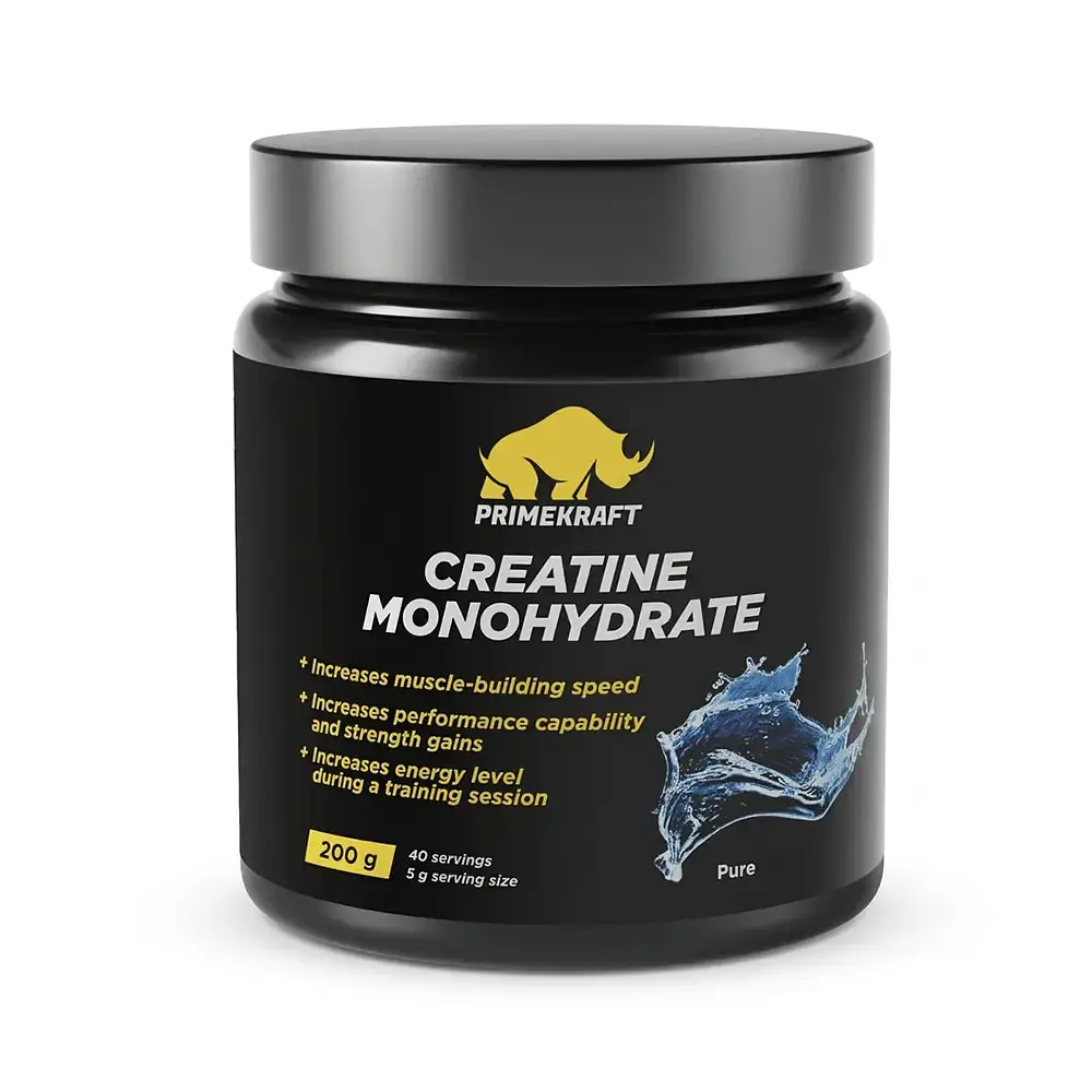 Креатин моногидрат PrimeKraft Creatine Monohydrate (Без вкуса), 200 г 1