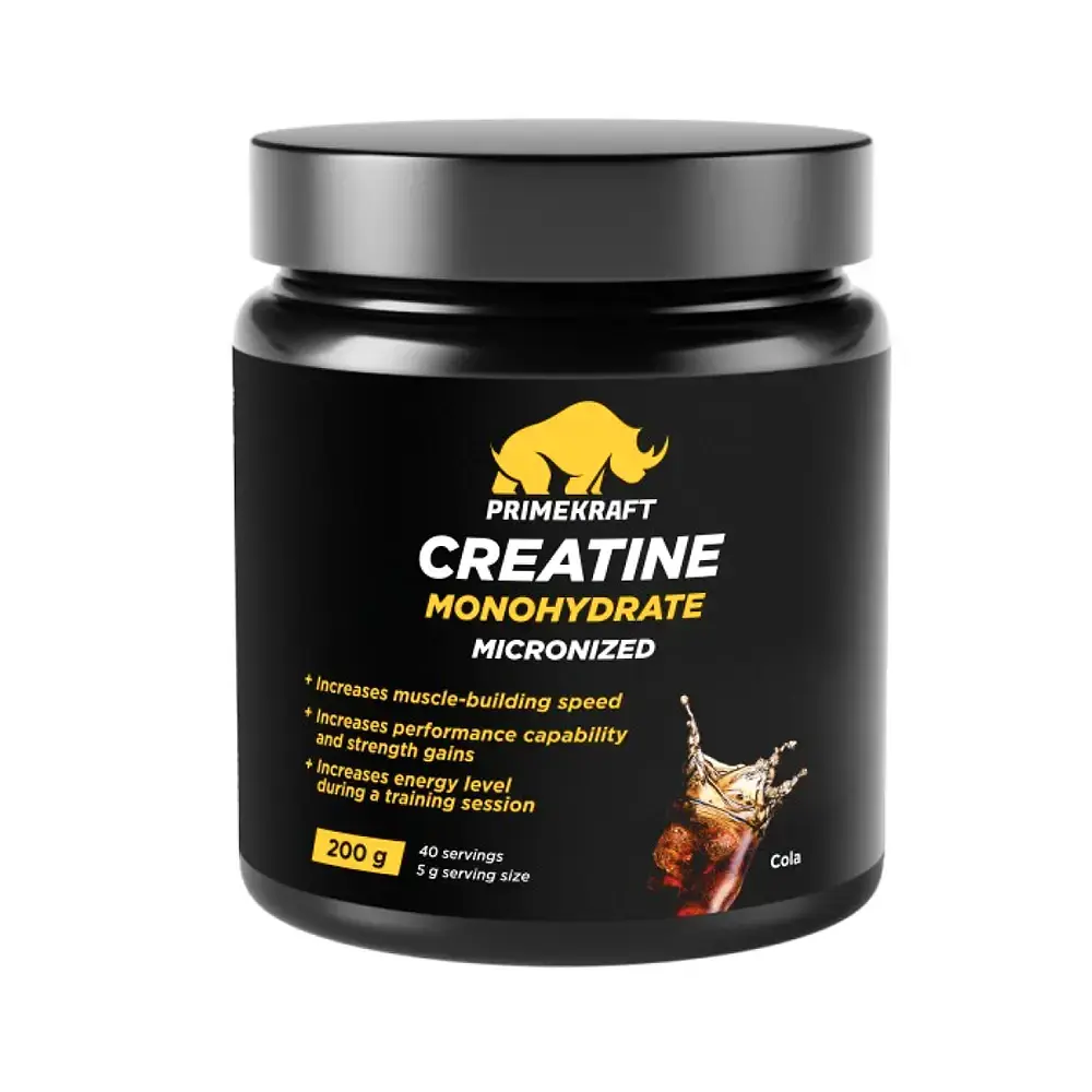 Креатин моногидрат PrimeKraft Creatine Monohydrate (Кола), 200 г 1