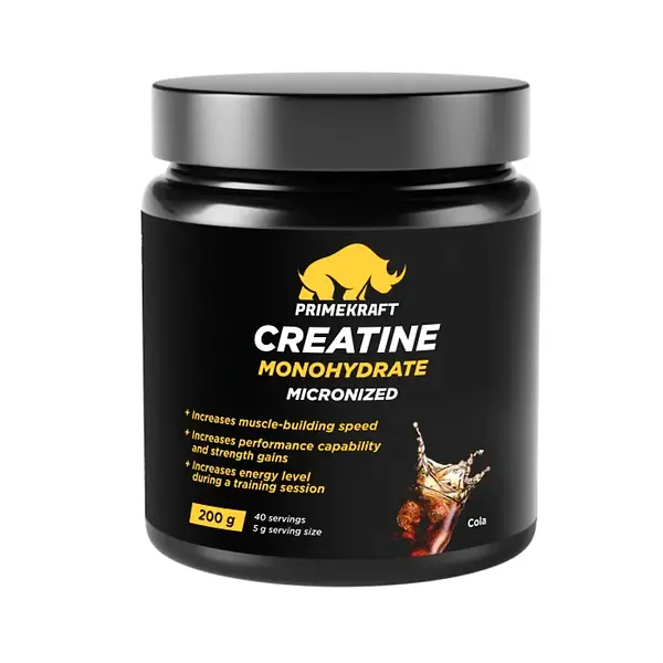 Креатин моногидрат PrimeKraft Creatine Monohydrate (Кола), 200 г