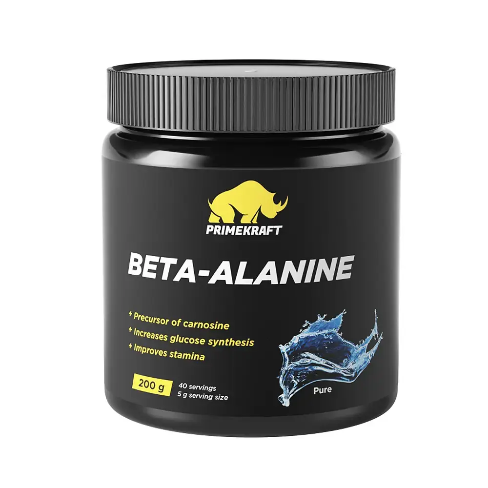 Аминокислоты PrimeKraft Beta-alanine (Без вкуса), 200 г 1