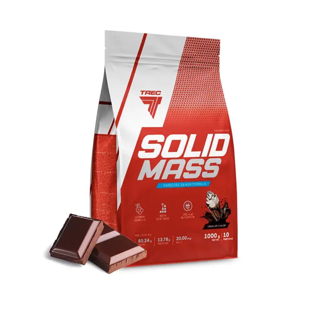 Гейнер Trec Nutrition Solid Mass (Шоколад), 1000 г 1