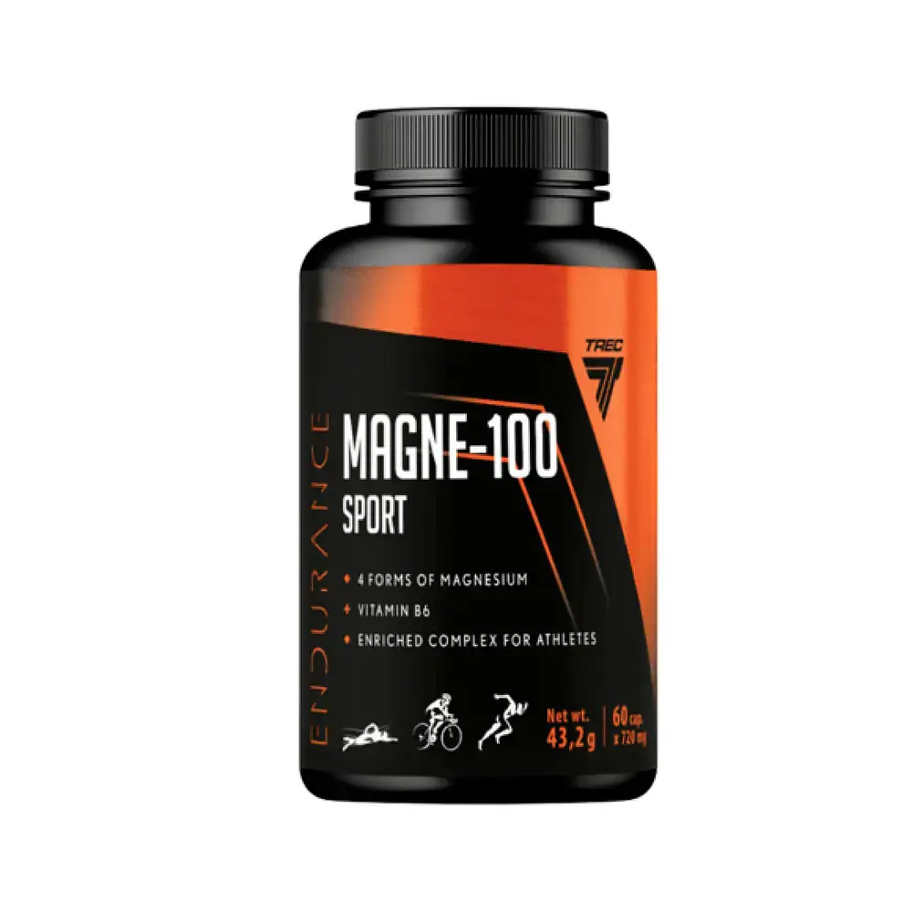 Магний Trec Nutrition Magne-100 Sport, 60 капс 1