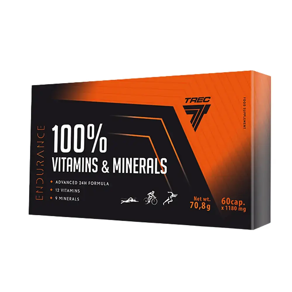Витамины Trec Nutrition 100% Vitamins & Minerals, 60 капс 1