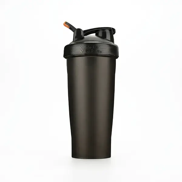 Шейкер спортивный Shaker Bottle (Черный), 600 мл