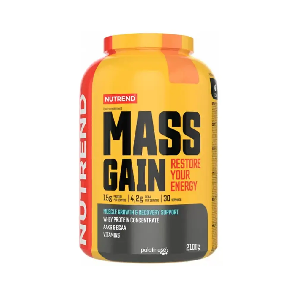 Гейнер Nutrend Mass Gain (Ваниль), 2100 г 1
