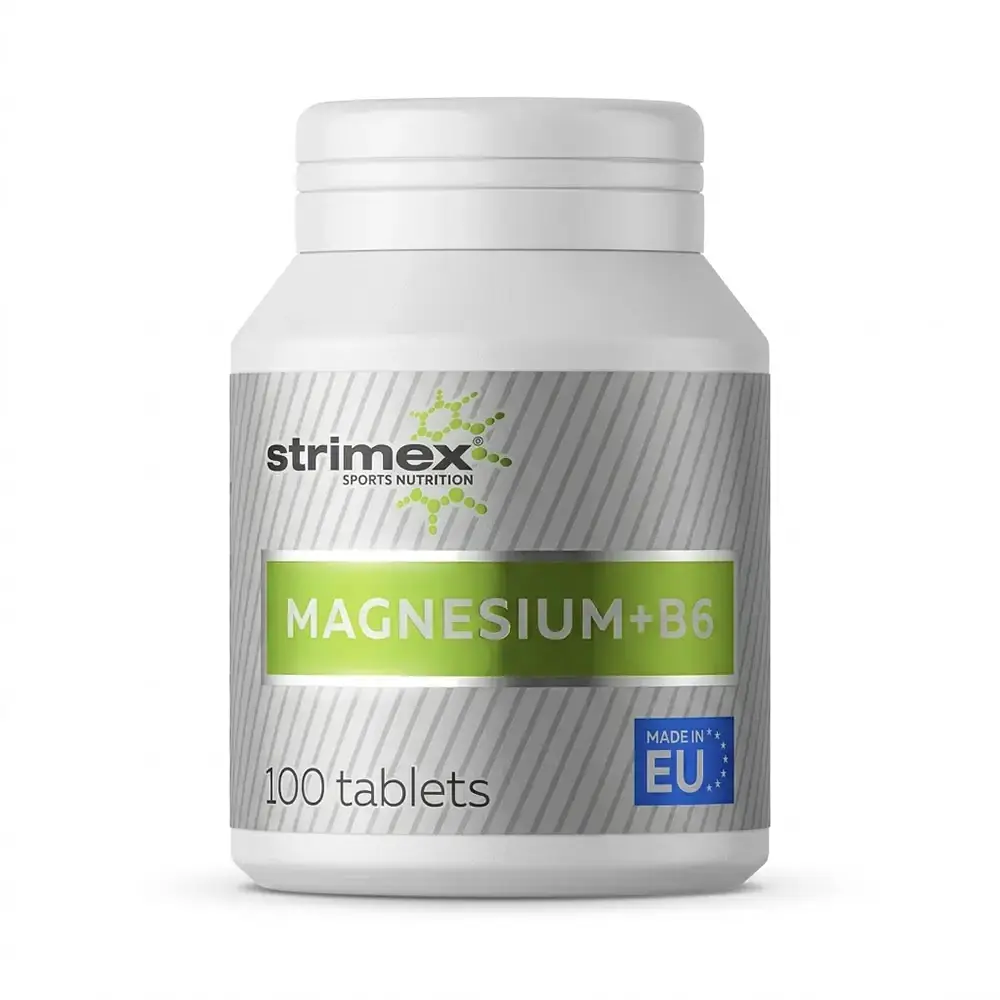 Магний Strimex Magnesium+B6, 100 табл 1