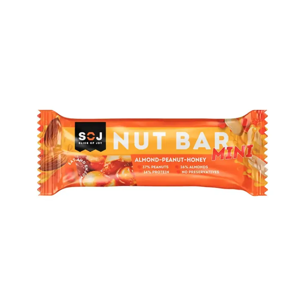 Ореховый батончик NUT BAR Mini (Миндаль-арахис-мед), 30 г 1