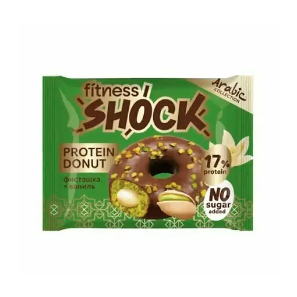 Протеиновый донат FitnesSHOCK Protein Donut (Фисташка), 70 г 1