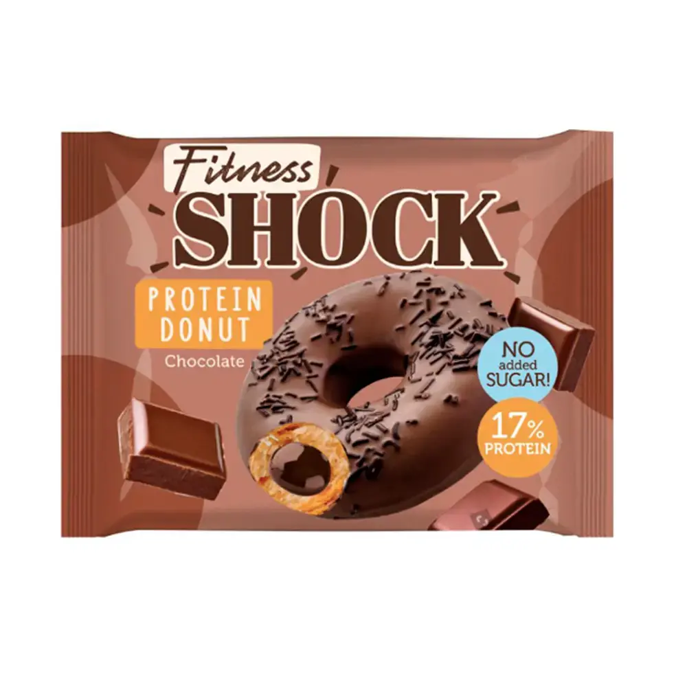 Протеиновый донат FitnesSHOCK Protein Donut (Шоколад), 70 г 1