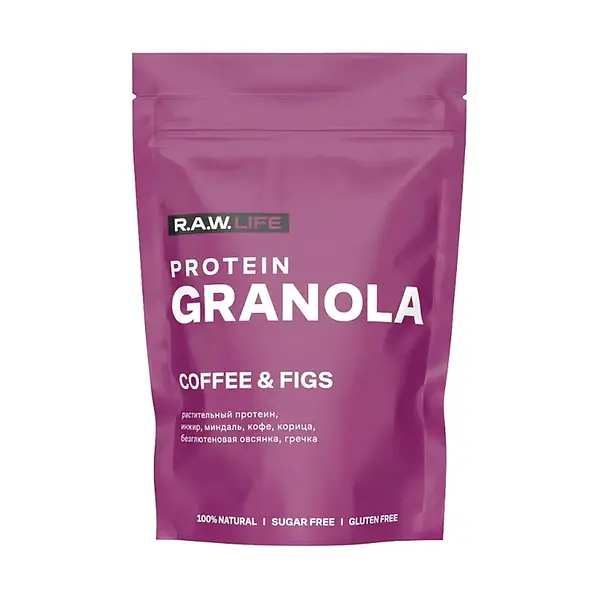 Гранола R.A.W.LIFE Crunch Granola (Кофе и инжир), 220 г