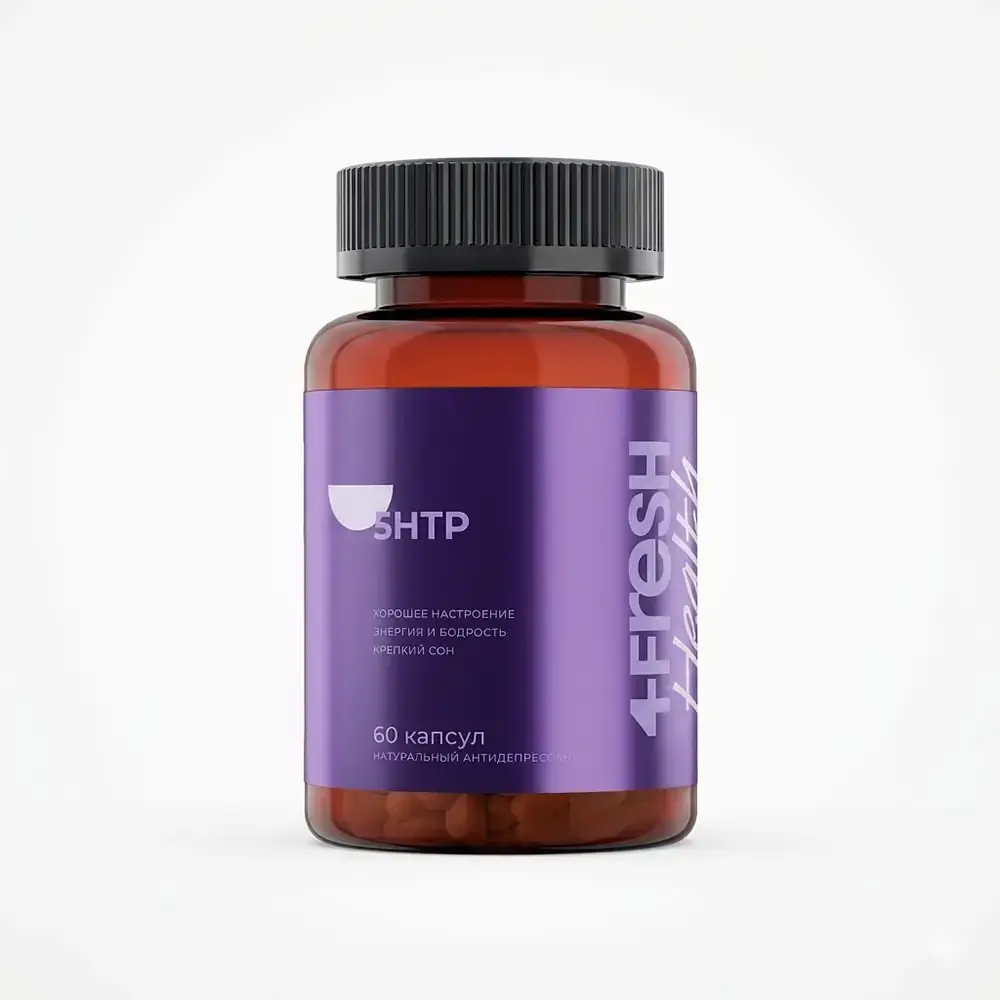 5-HTP 4Fresh 5-Гидрокситриптофан, 60 капс 1