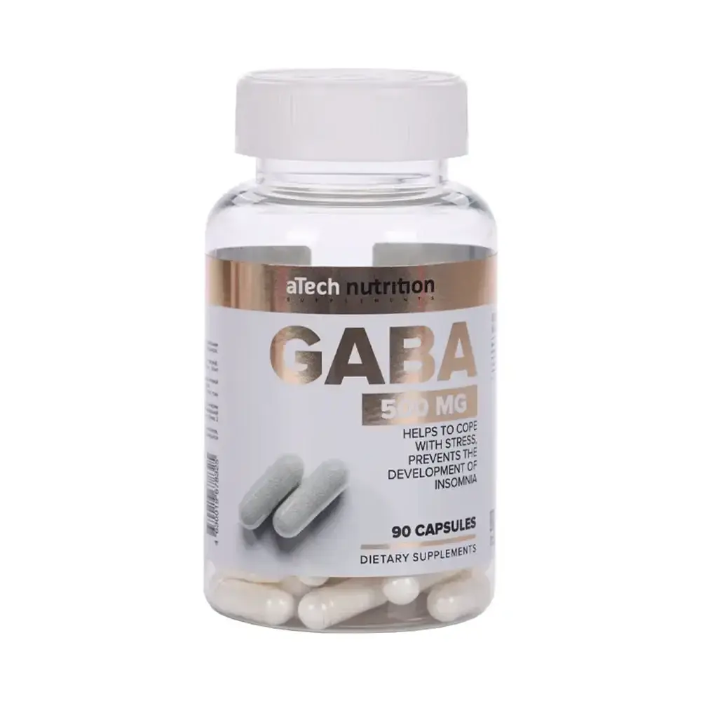 ГАМК aTech Nutrition GABA 620 mg, 90 капс 1