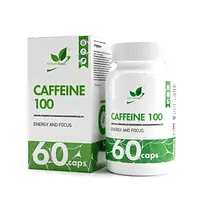 Кофеин NaturalSupp 100 мг, 60 капс